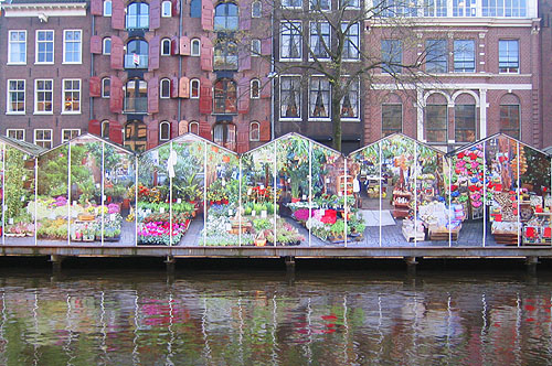 Mercado de Flores Flotante - Ámsterdam
