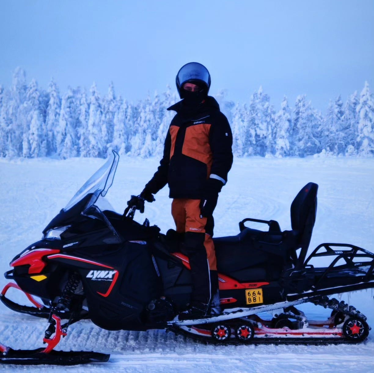 Safari en moto de nieve